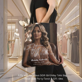 50と素晴らしい50番目の誕生日トート トートバッグ