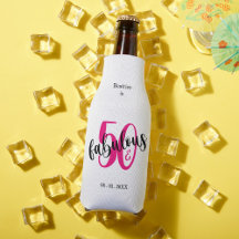 50と素晴らしい50番目の誕生日ピンクボトル