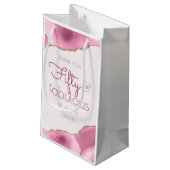 50と素晴らしい50番目の誕生日抱き枕 スモールペーパーバッグ (裏面アングル)