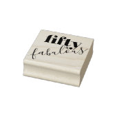 50と素晴らしい50番目の誕生日文字 ラバースタンプ (スタンプ)