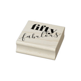 50と素晴らしい50番目の誕生日文字 ラバースタンプ