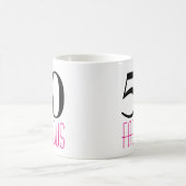 50と素晴らしい50誕生日ギフトマグ コーヒーマグカップ (中央)