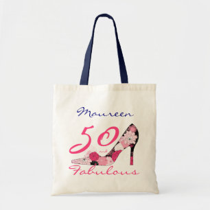 50と素晴らしい50誕生日 トートバッグ