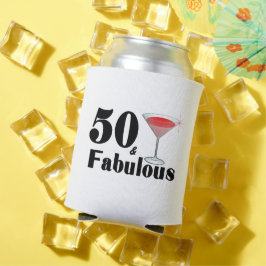 50と素晴らしい50誕生日 パーソナライズされた 缶クーラー