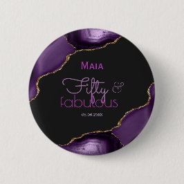 50と素晴らしい50誕生日 缶バッジ