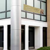 50と素晴らしい50thモダン誕生日写真 横断幕 (ビルの外側)