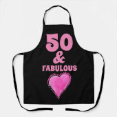 50と素晴らしい50th誕生日キッチンエプロン エプロン (正面)