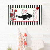 50と素晴らしい50th誕生日ストライプパーティーバナー 横断幕 (インサイチュ)