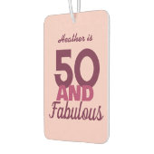 50と素晴らしい カーエアーフレッシュナー (左)