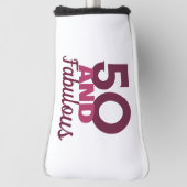 50と素晴らしい ゴルフヘッドカバー (回転90)