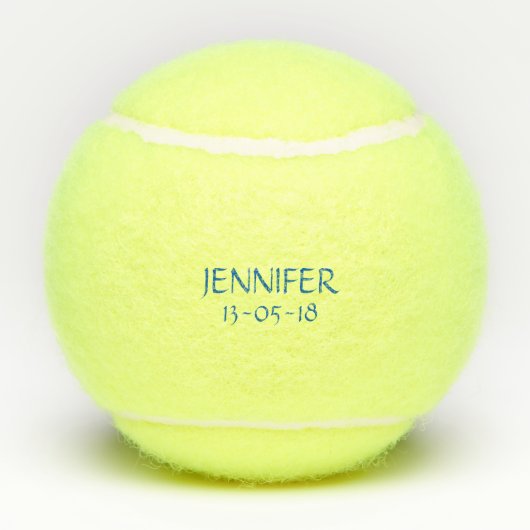 50と素晴らしい/スポーツ50誕生日 テニスボール (裏面)