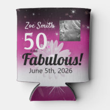 50と素晴らしい、ピンクの白黒、デイジー