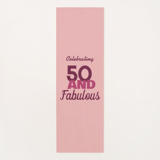 50と素晴らしい ヨガマット (正面)