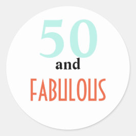 50と素晴らしい ラウンドシール