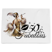 50と素晴らしい ラージペーパーバッグ (正面)