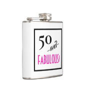 50と素晴らしい!レトロ50th誕生日旅行 フラスク (右)