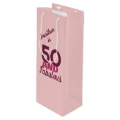 50と素晴らしい ワインギフトバッグ (正面アングル)