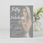 50と素晴らしい | 第50回誕生日パーティー 招待状 (スタンド正面)