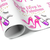 50と素晴らしいDIVA ラッピングペーパー (ロールコーナー)