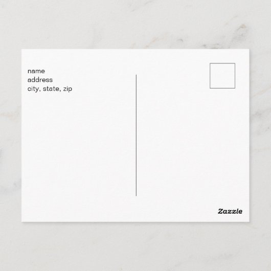 50と素晴らしいLiGhts誕生日パーティーの招待 ポストカード (裏面)