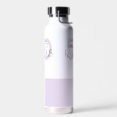 50と素晴らモダンしいパープル50th誕生日パーティー ウォーターボトル (左面)