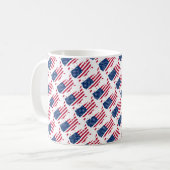 50と絶対に素晴らしい統一された州お祝い コーヒーマグカップ (正面左)