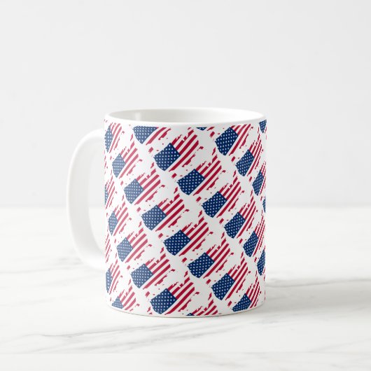 50と絶対に素晴らしい統一された州お祝い コーヒーマグカップ (正面左)