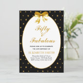 50と黄金の星で素晴らしい 招待状 (スタンド正面)