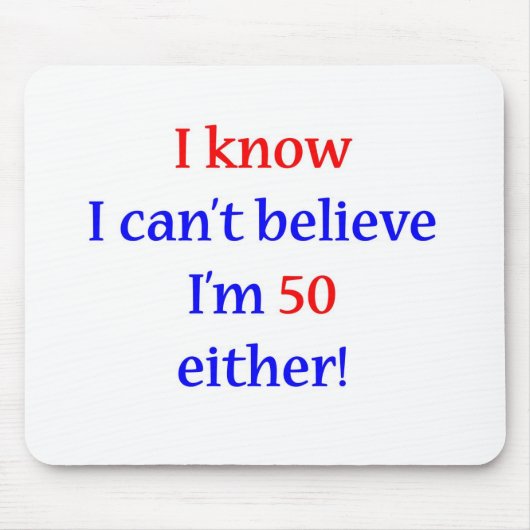 50どちらか マウスパッド (正面)