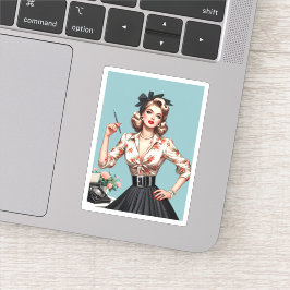 50のグラマー女性ファッション、50のスカートの贈り物 シール