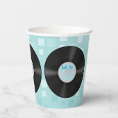 50のスタイルLPレコード 紙コップ (裏面)