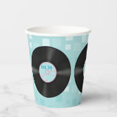 50のスタイルLPレコード 紙コップ (正面)