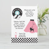 50のパーティの招待状 招待状 (スタンド正面)