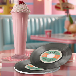 50のレコードスタイル ペーパープレート