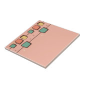 50のレトロタイルピンク タイル (側面)