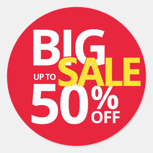50の中小規模企業向けクラスから最大50%の大売り ラウンドシール (正面)