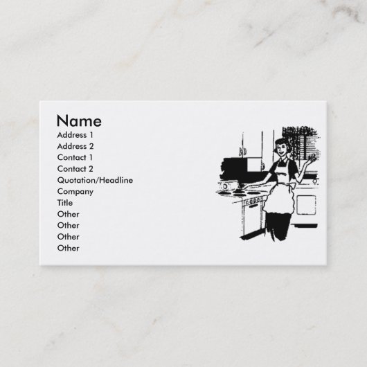 50の主婦 名刺 (正面)