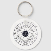 50の円 キーホルダー (正面)