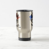 50の波のタンブラー トラベルマグ (中央)