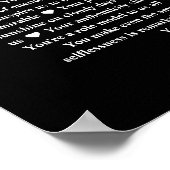 50の理由私たちはあなたを愛する50th誕生日コラージュ ポスター (角)