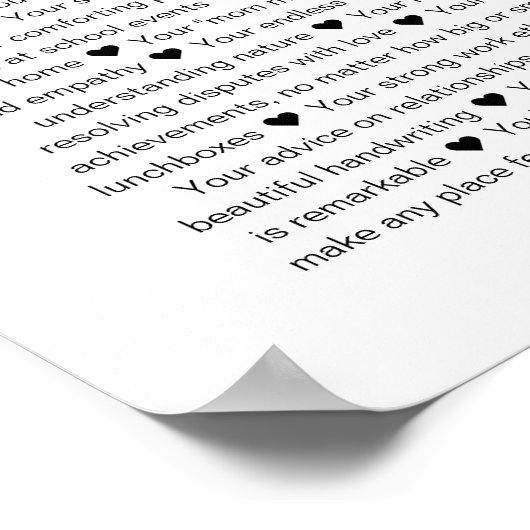 50の理由50番目の誕生日コラージュ ポスター (角)