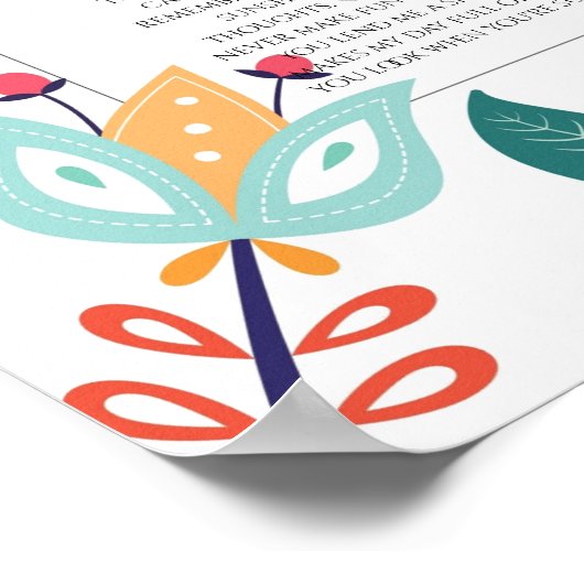 50の理由、私たちを愛している、45の理由、60歳の誕生日、 ポスター (角)