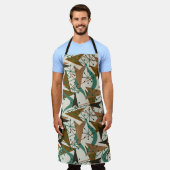 50の矢とスターバスト エプロン (着用した状態)