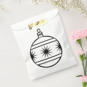 50の色の自分のクリスマスツリーオーナメントセット フェイバーバッグ (封をした状態)