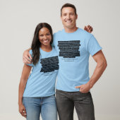 50の言語のハンドボール Tシャツ (ユニセックス)