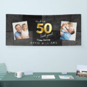 50の誕生日バナモダンーを表示 横断幕 (トレードショー)