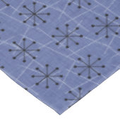 50の青と黒スターバスト |原子レトロ テーブルクロス (アングル)