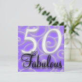 50はすばらしい誕生日の招待状です 招待状 (スタンド正面)