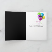 50はっきりした番誕生日ユーモア カード (内部)