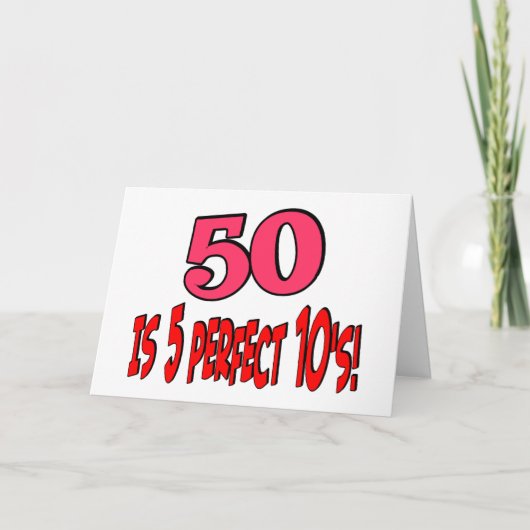 50はです5完全な10s (ピンク) カード (正面)